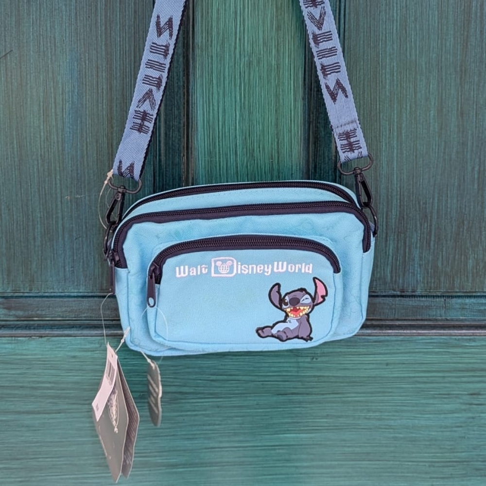 Disney Parks Stitch Walt Disney World Crossbody Bag with UV Ink NWT